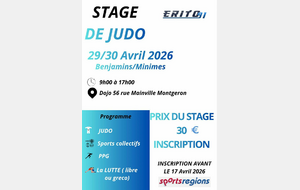 Stage de printemps - Benjamins/Minimes