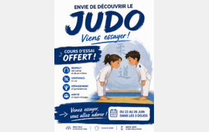 Cours d'essai Judo