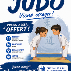 Cours d'essai Judo